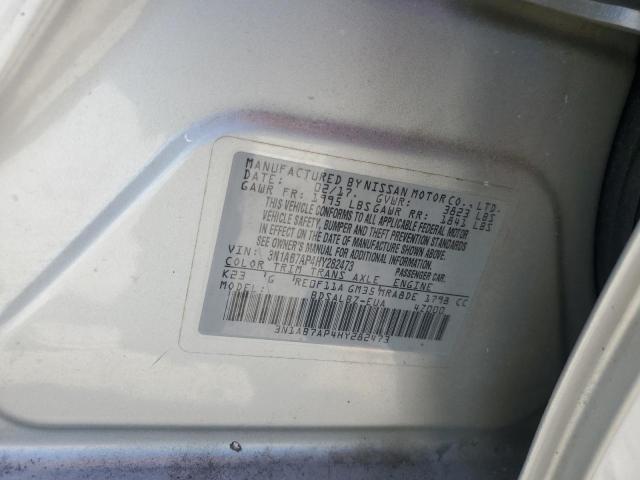 2017 NISSAN SENTRA S - 3N1AB7AP4HY282473