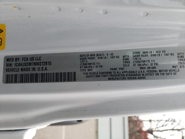 2022 JEEP WRANGLE #3281401989