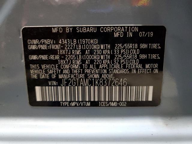 2019 SUBARU CROSSTREK #3285555272