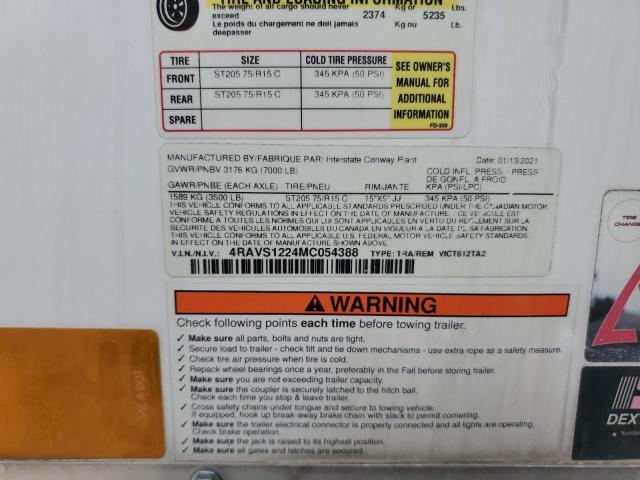 Global Auto Auctions: 2021 INTERSTATE ENCLOSED