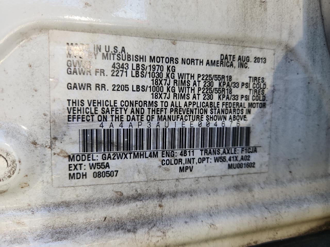 MITSUBISHI OUTLANDER ES