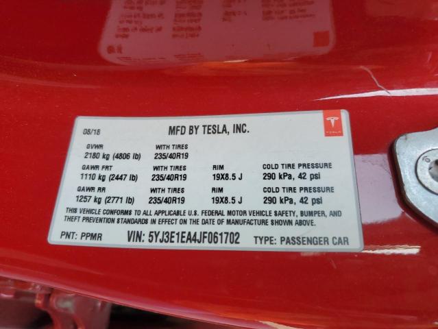 2018 TESLA MODEL 3 - 5YJ3E1EA4JF061702