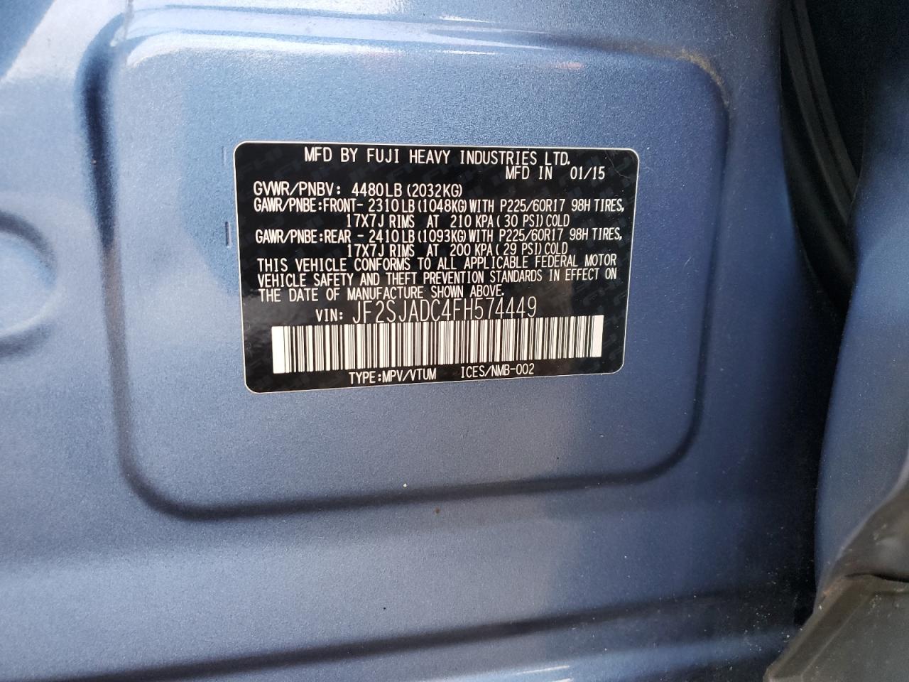 SUBARU FORESTER 2.5I PREMIUM