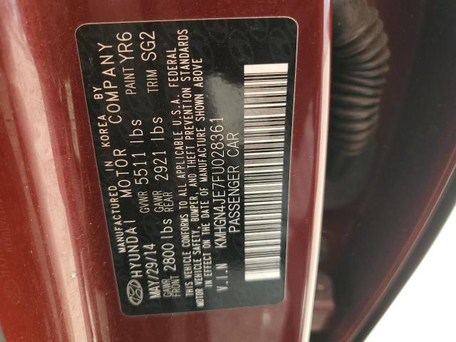 2015 HYUNDAI GENESIS #3301688628