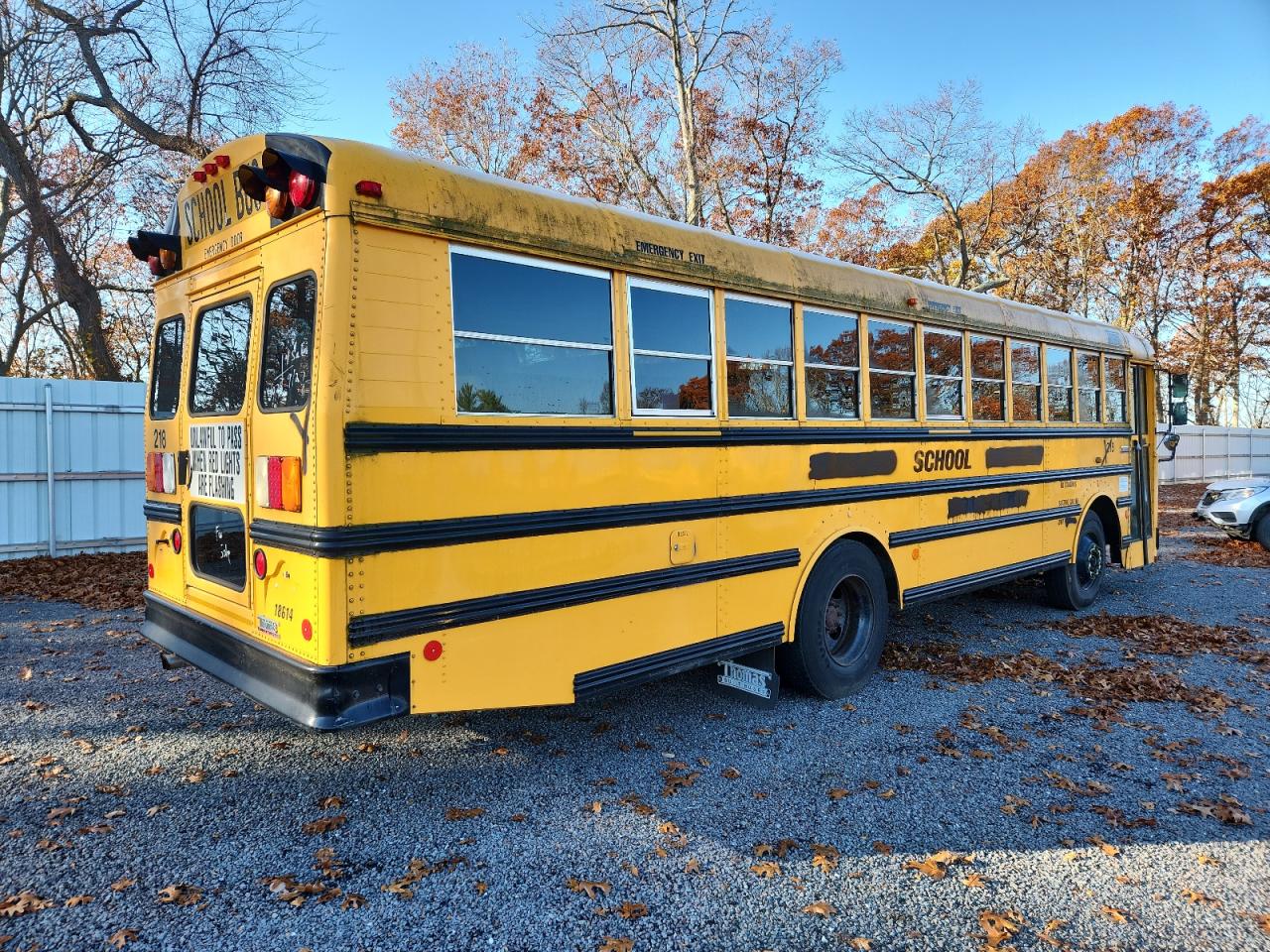 Lot #3287416370 2011 THOMAS SCHOOL BUS