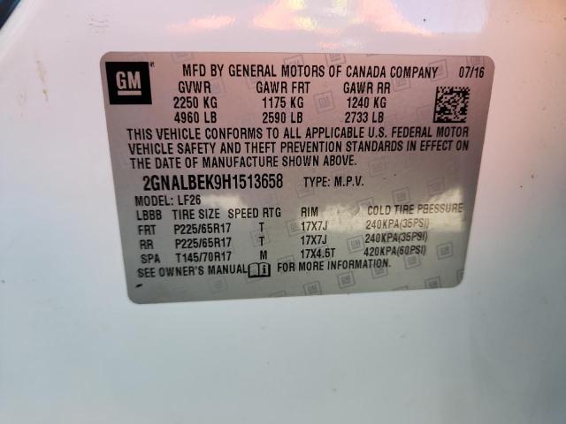 2017 CHEVROLET EQUINOX LS #3317799158