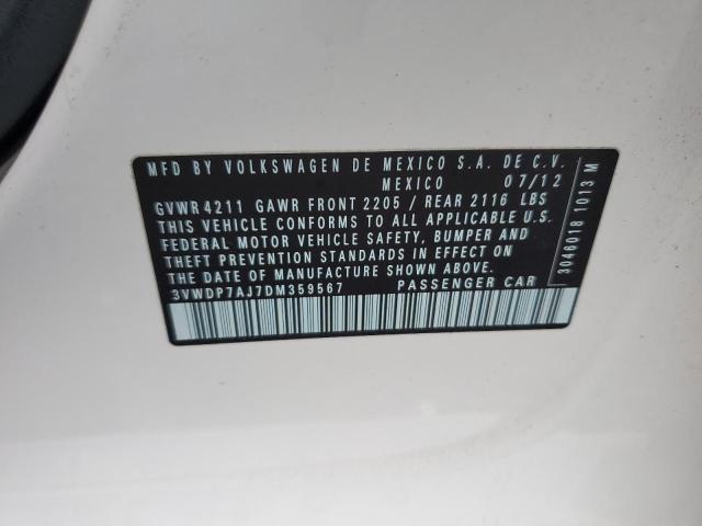 2013 VOLKSWAGEN JETTA SE #3297111546