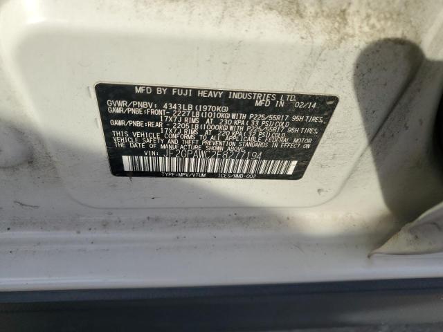 2014 SUBARU XV CROSSTR #3291416140