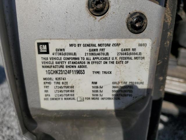 2004 CHEVROLET SILVERADO #3302869918