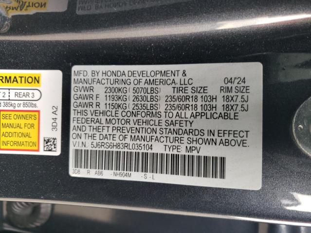 2024 HONDA CR-V SPORT #3302650024