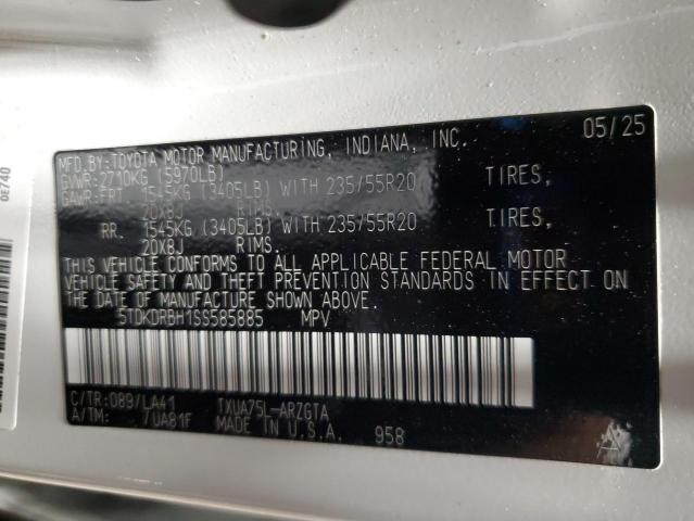 2025 TOYOTA HIGHLANDER #3301940444