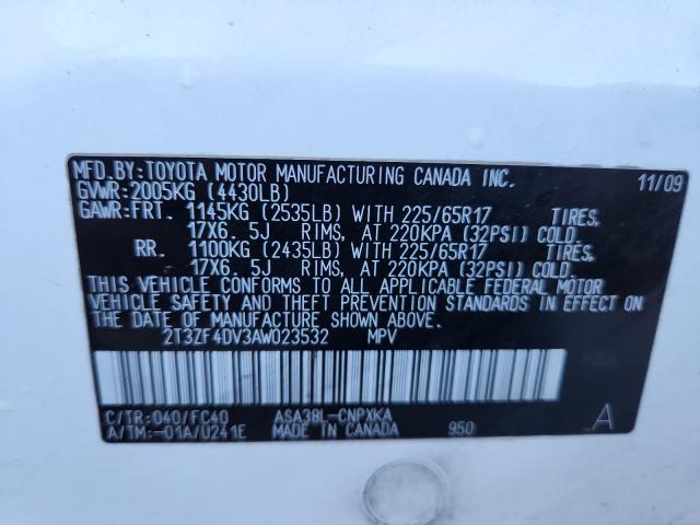 2010 TOYOTA RAV4 #3304309977