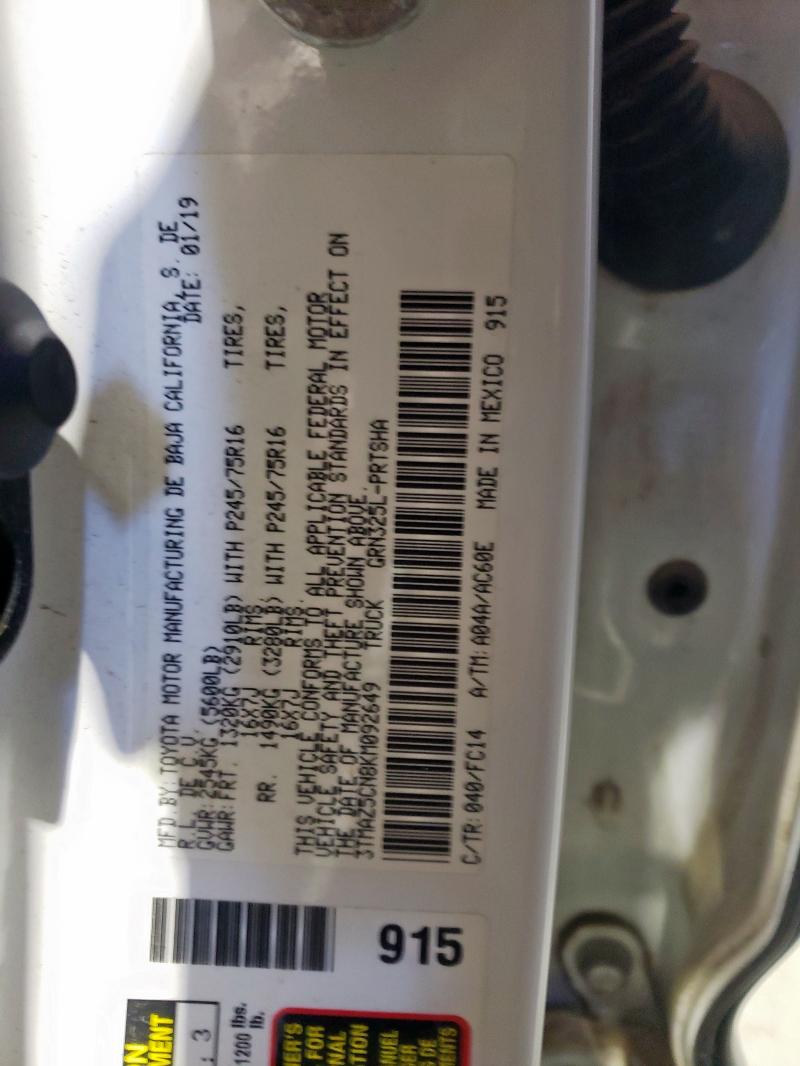 2019 TOYOTA TACOMA DOU #3305294302