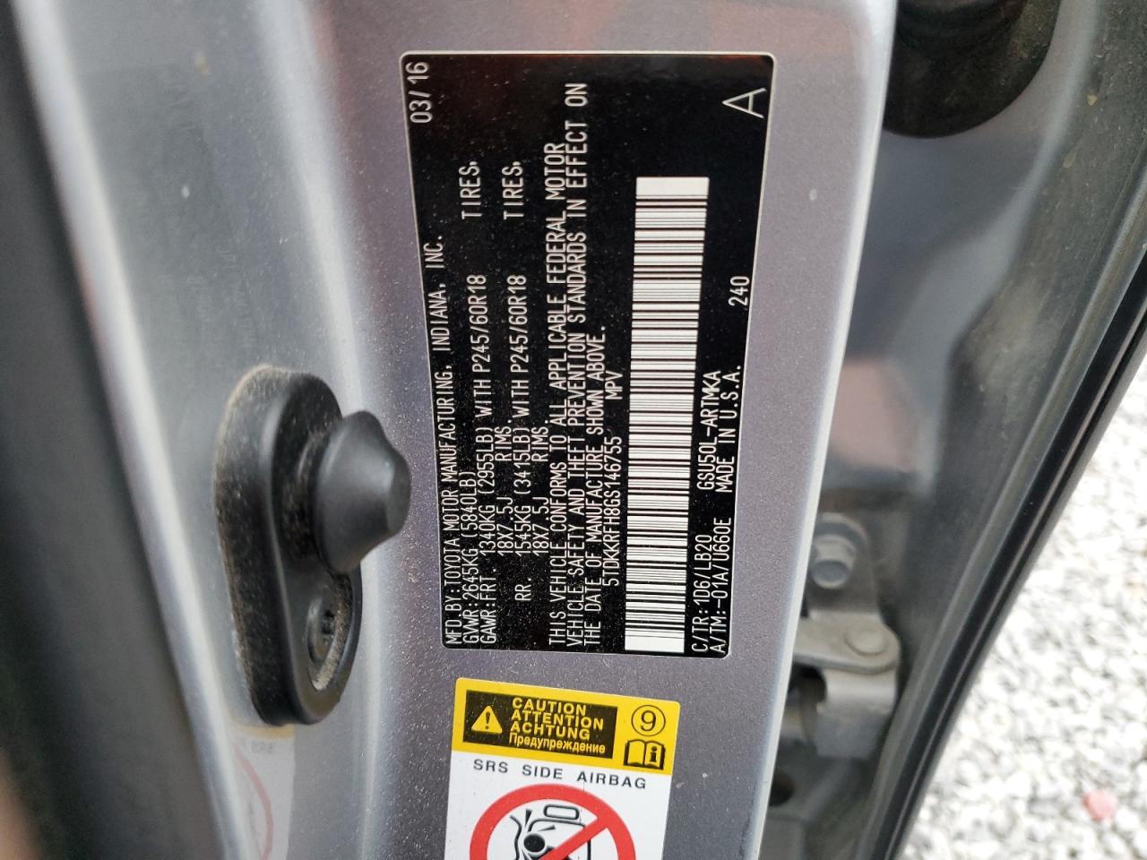 TOYOTA HIGHLANDER XLE