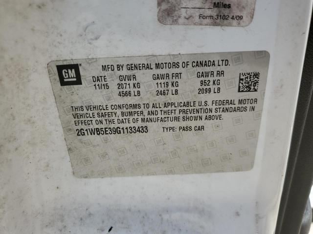 2016 CHEVROLET IMPALA LIM #3303949696