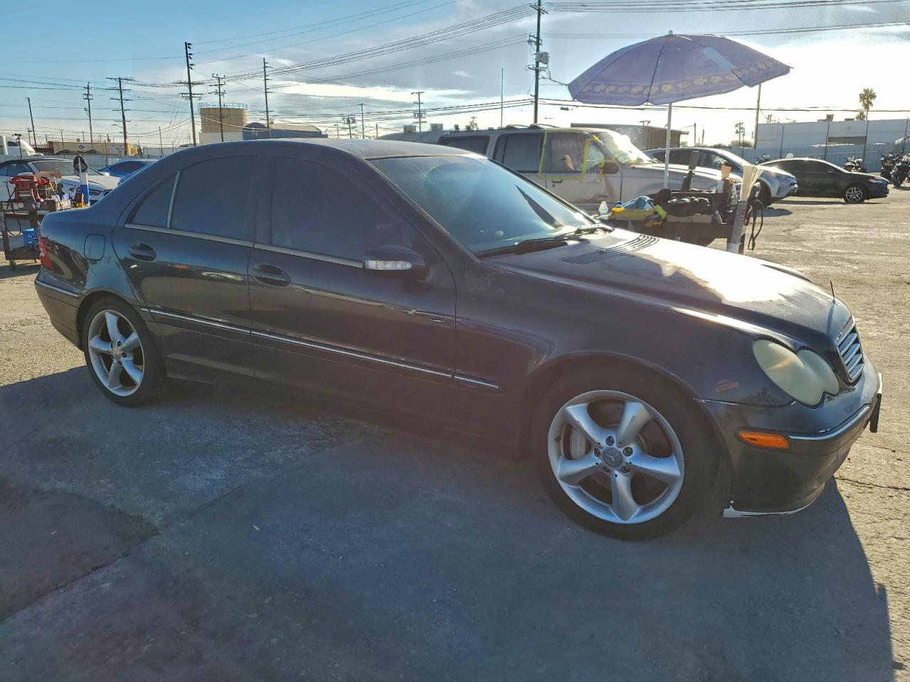 Lot #3309605599 2004 MERCEDES-BENZ C 230K SPO