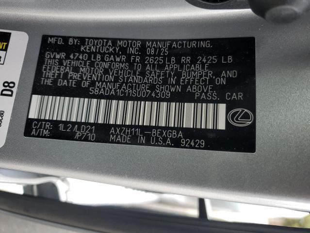 2025 LEXUS ES 300H BA #3303937720