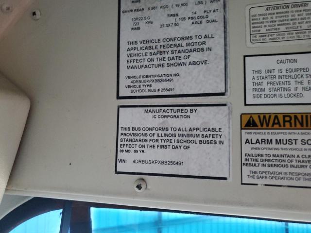2011 IC SCHOOL BUS #3290045261
