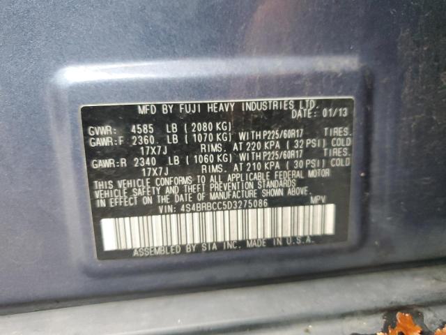 2013 SUBARU OUTBACK 2. #3298011129