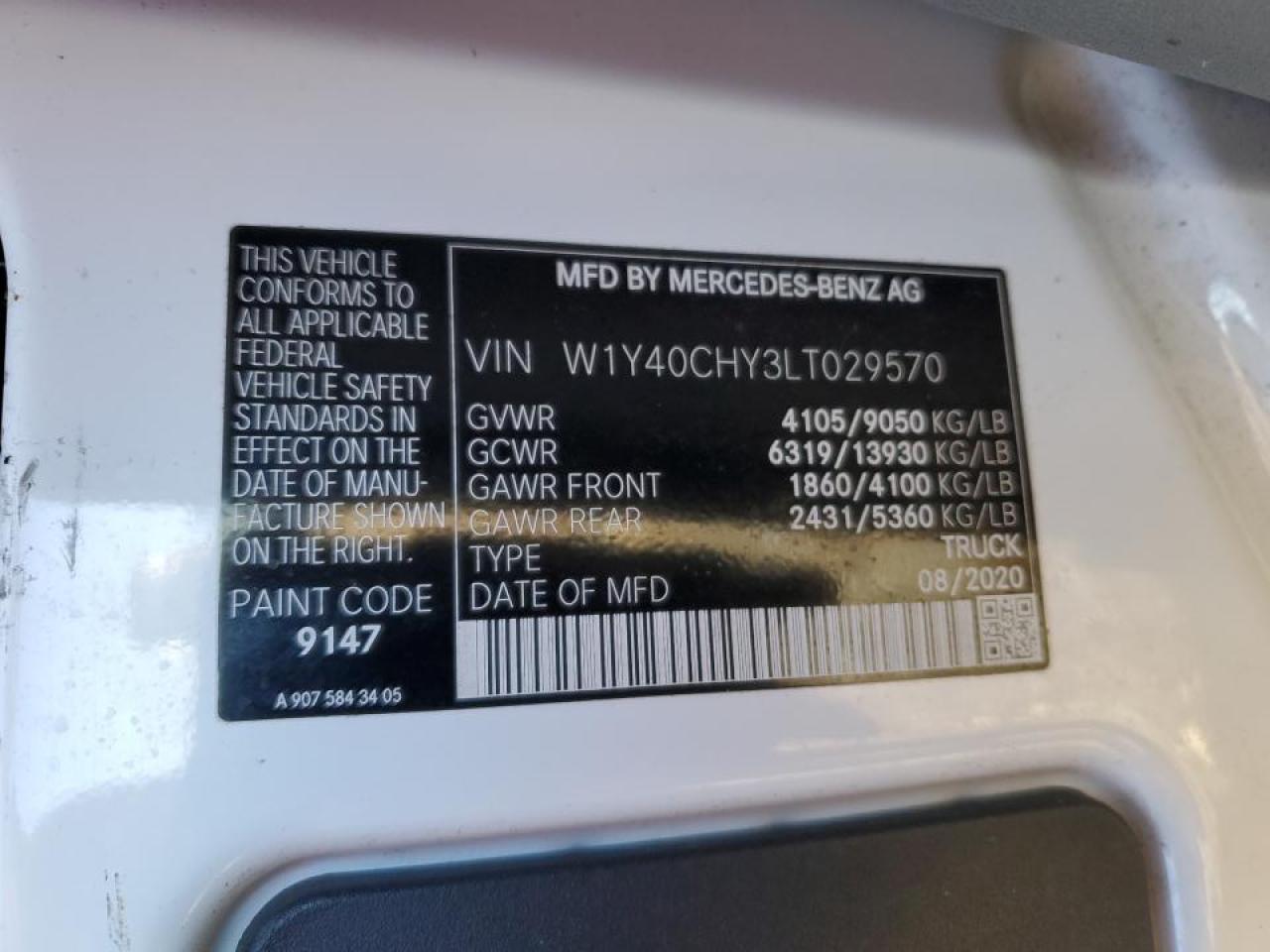 MERCEDES-BENZ SPRINTER 2500