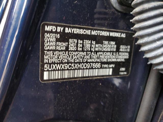 2017 BMW X3 XDRIVE2 #3304594435