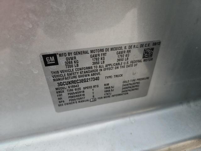 2014 CHEVROLET SILVERADO - 3GCUKREC3EG217340