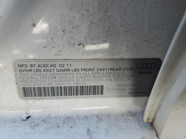 2011 AUDI A4 PREMIUM - WAUFFAFL1BN045905