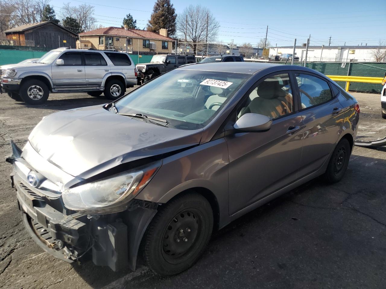 Lot #3296641030 2014 HYUNDAI ACCENT GLS