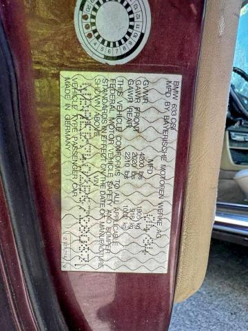 1984 BMW 633 CSI #3294077943