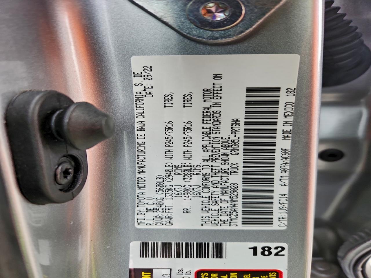 TOYOTA TACOMA DOUBLE CAB