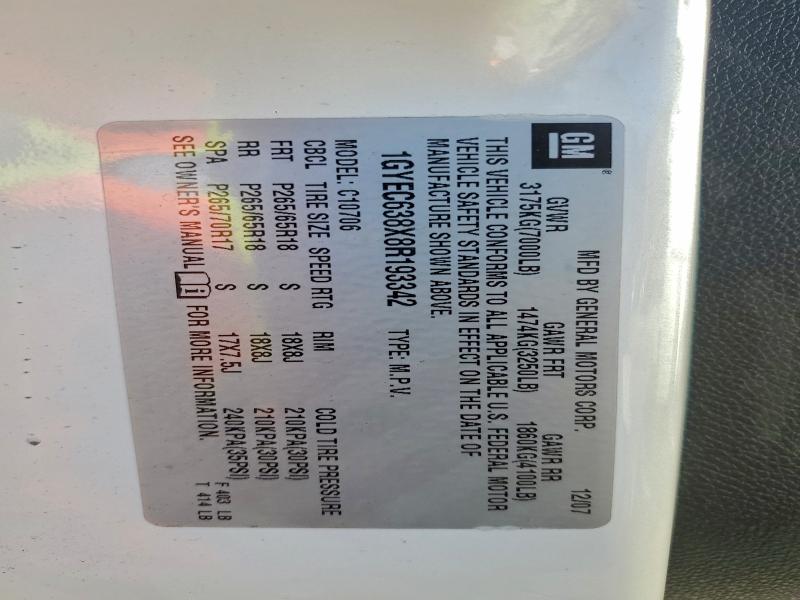 2008 CADILLAC ESCALADE L #3302893916