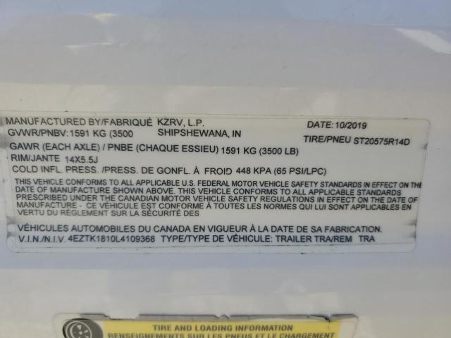 Global Auto Auctions: 2020 KZPS TRAILER