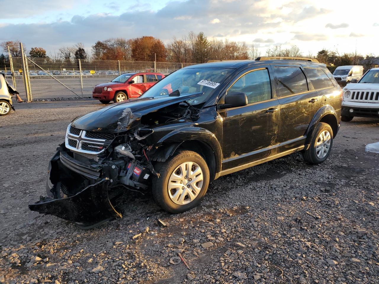 Lot #3298123157 2017 DODGE JOURNEY SE