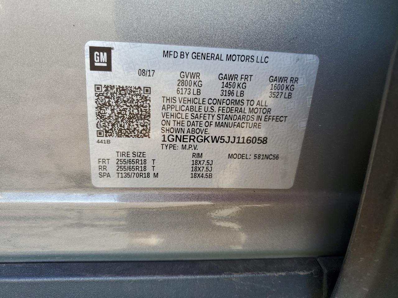 CHEVROLET TRAVERSE LT