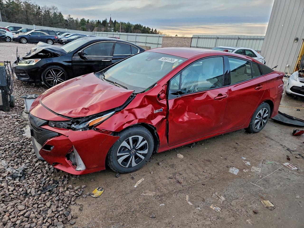 Lot #3309640106 2019 TOYOTA PRIUS PRIM