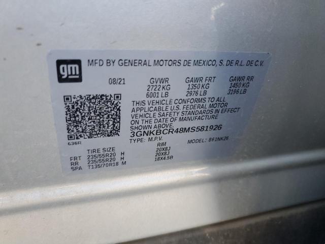 2021 CHEVROLET BLAZER 2LT #3315938100