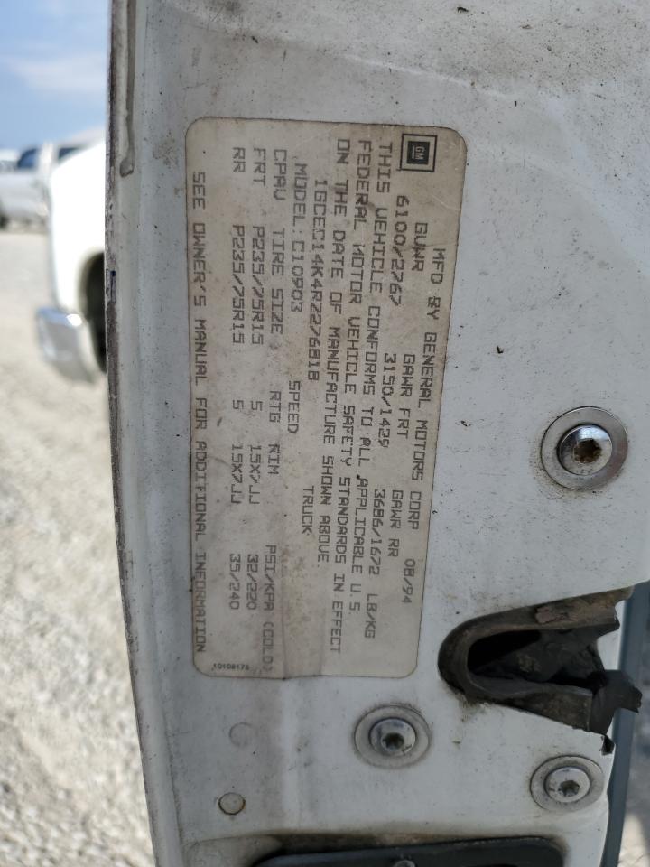 Lot #3291453475 1994 CHEVROLET GMT-400 C1