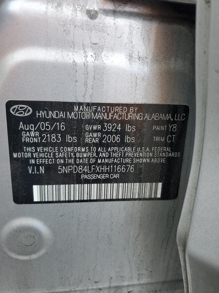 Lot #3304550453 2017 HYUNDAI ELANTRA SE