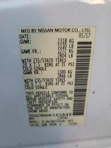 2017 NISSAN MURANO S #3304703918