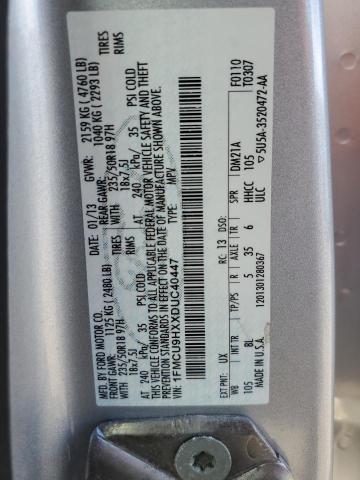 2013 FORD ESCAPE SEL #3305427446