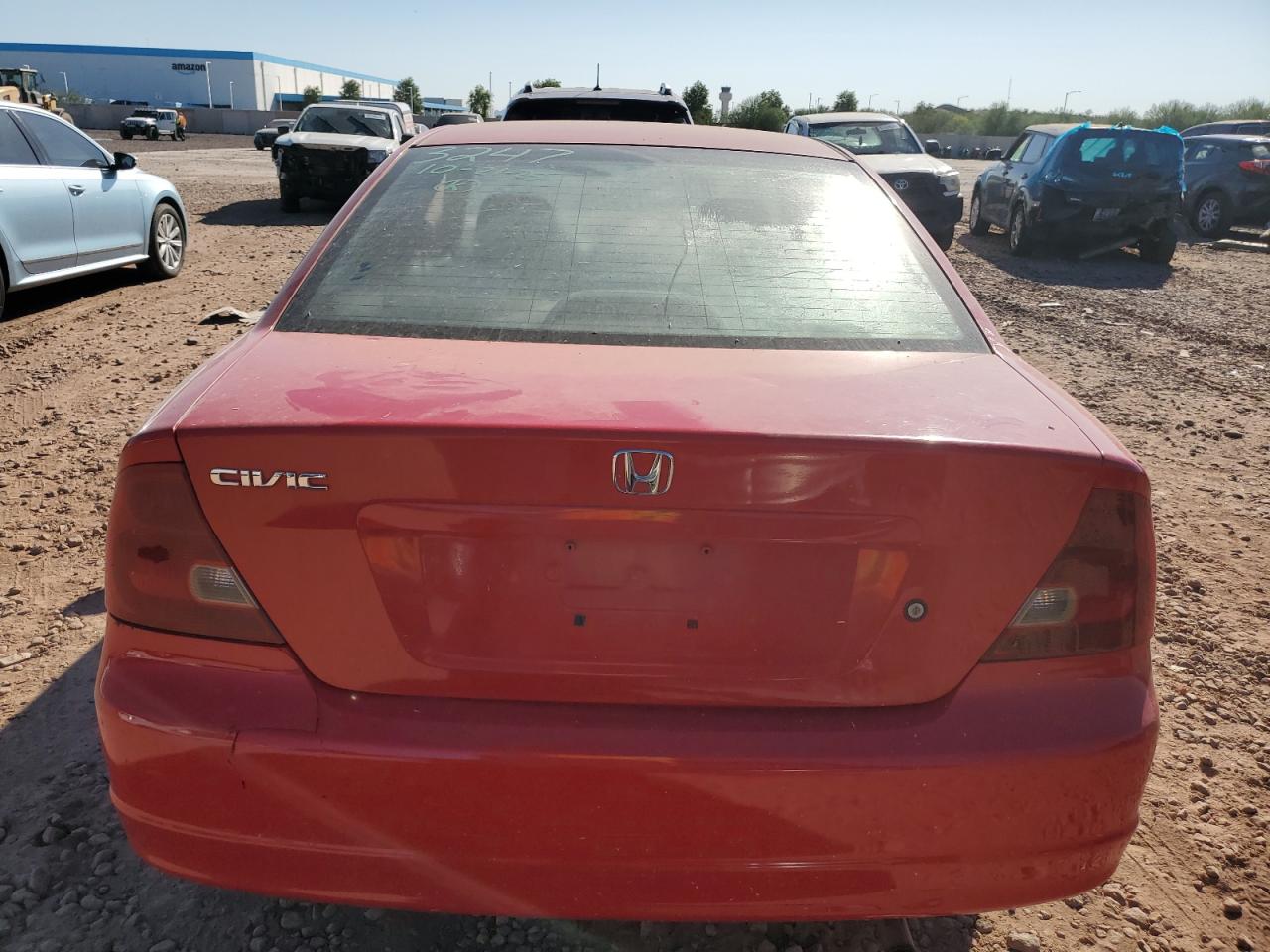 Lot #3298153275 2002 HONDA CIVIC EX