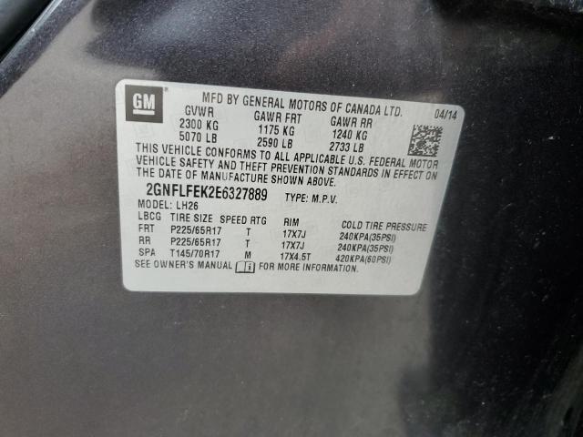 2014 CHEVROLET EQUINOX LT #3303880726