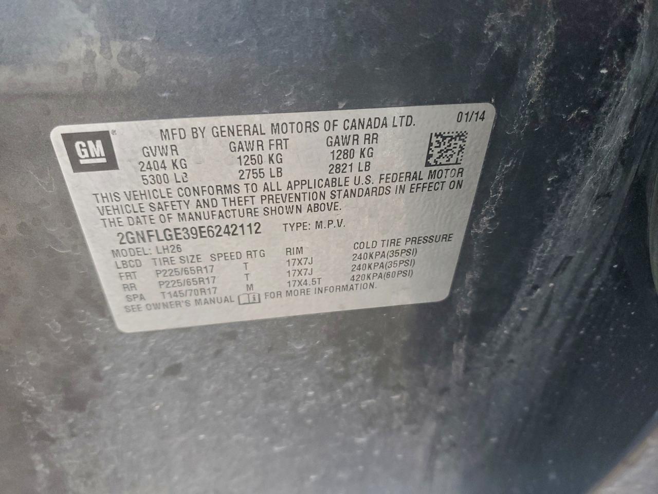 CHEVROLET EQUINOX LT