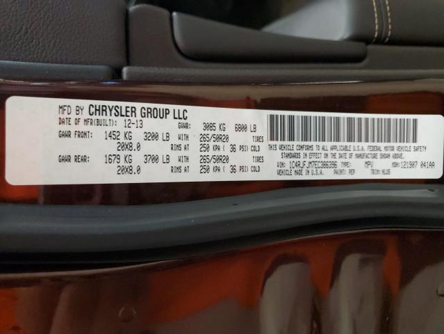 2014 JEEP GRAND CHER - 1C4RJFJM7EC386396