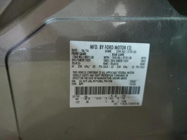 2016 LINCOLN MKX RESERV #3292489683