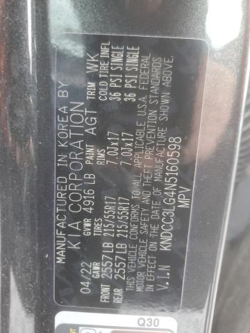 2022 KIA NIRO S KNDCC3LG4N5160598