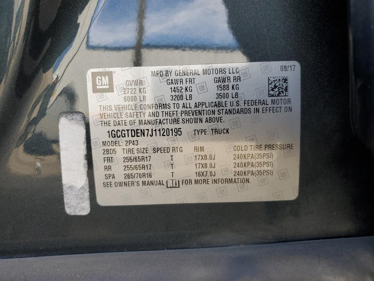 CHEVROLET COLORADO Z71