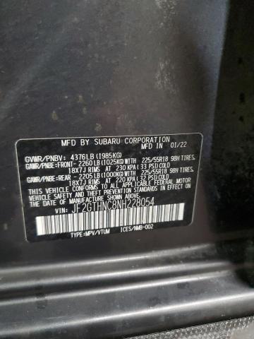 2022 SUBARU CROSSTREK #3296304544