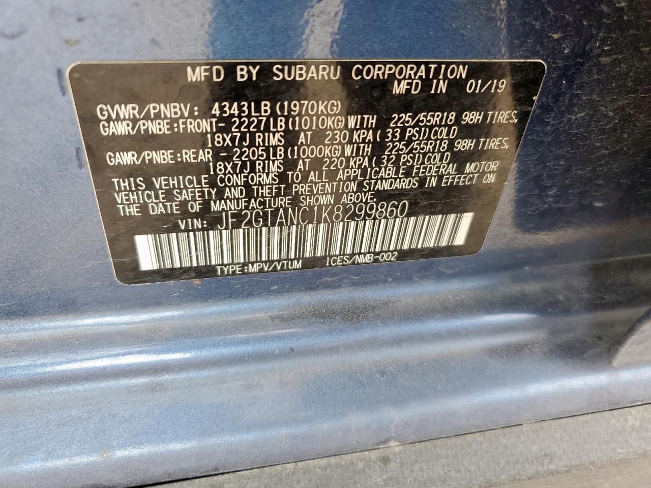 SUBARU CROSSTREK LIMITED