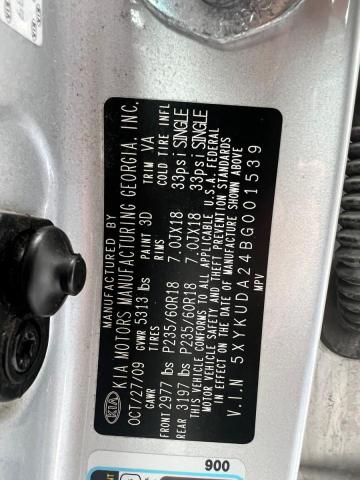 2011 KIA SORENTO EX - 5XYKUDA24BG001539